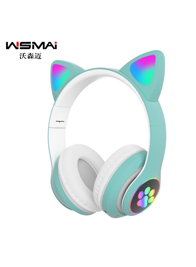 Original Quality Stn-28 Cat Ears Cute Cute Cat Claw Cool Headset Bluetooth Headset Wireless - Image 1