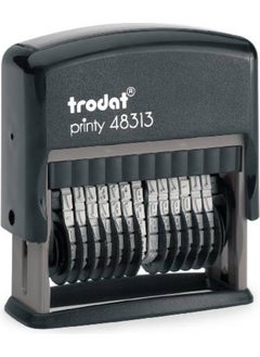 Trodat 3.8 mm 7 Digit Numbering and Date Stamp 
