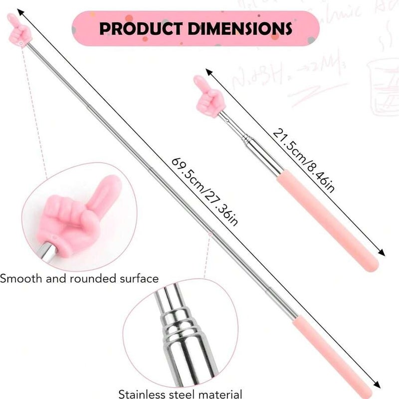 Shein 1 Piece Telescopic Pointer - Multi-Functional Extendable Reading Stick for Classroom Teaching, Student Learning Guidance, Random Color Style - Image 3