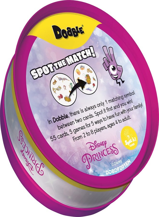 Asmodee | Dobble Disney Princess | Card Game | Ages 4+ | 2-8 Players | 15 Minutes Playing Time - Image 5