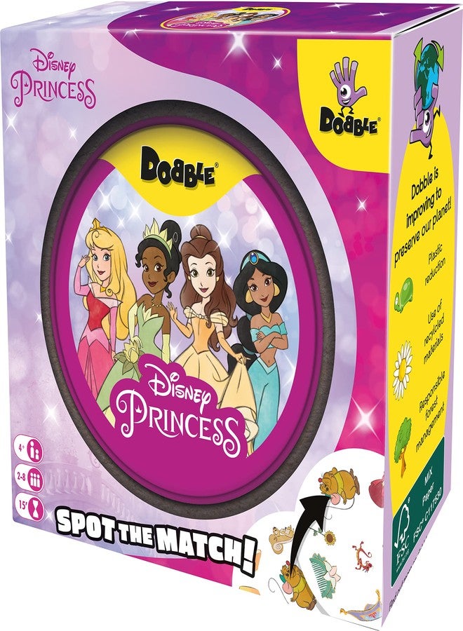 Asmodee | Dobble Disney Princess | Card Game | Ages 4+ | 2-8 Players | 15 Minutes Playing Time - Image 3