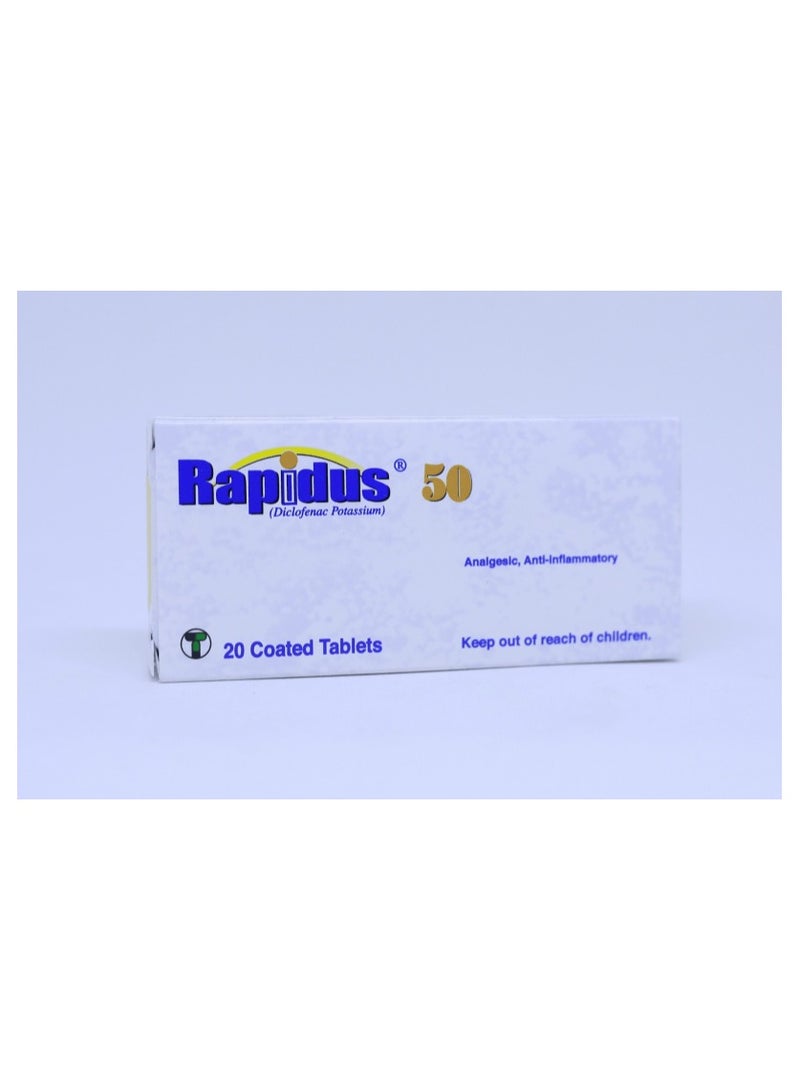 RAPI-DUS 50 MG TABLETS 20S
