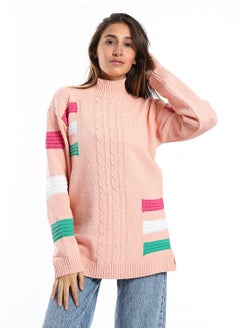 Caesar Wool women Pullover With Multi Design  - Image 1