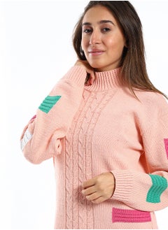 Caesar Wool women Pullover With Multi Design  - Image 3