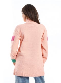 Caesar Wool women Pullover With Multi Design  - Image 4