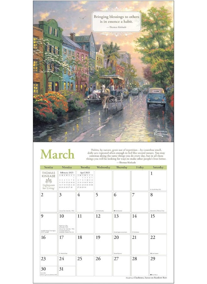 Thomas Kinkade Lightposts for Living 2025 Wall Calendar - pzsku/Z03ED0B2CD1B9E08666D0Z/45/_/1737572571/0d2e25c0-73ef-42c7-9780-1475a99ab828