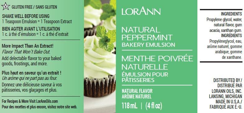 Lorann Oils Variety Bakery Emulsion: Multiple Flavors, Perfect for Enhancing Baking Variety in Cakes, Cookies & Desserts, Gluten-Free, Keto-Friendly, Baking Essential for Your Kitchen, 4oz per Bottle - Image 3