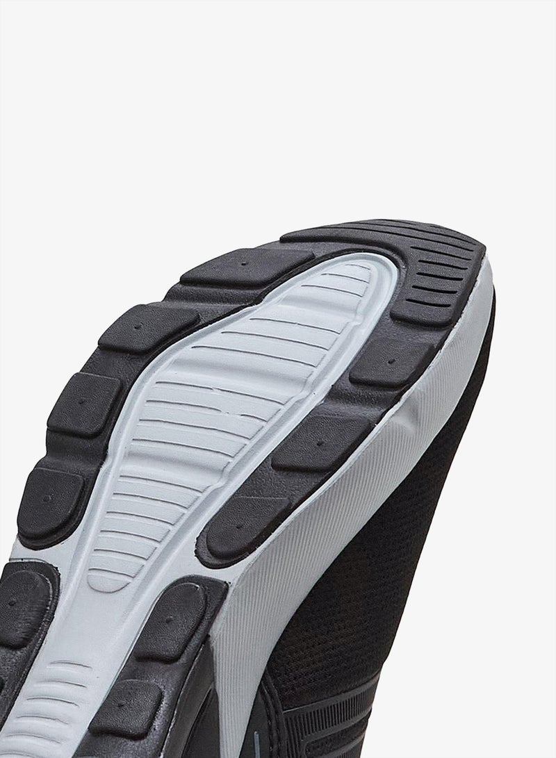 CAMPUS Men’s Black Sports Shoes – Lace Up Design Shoes with Breathable Fabric and Sturdy Grip Sole - Image 5