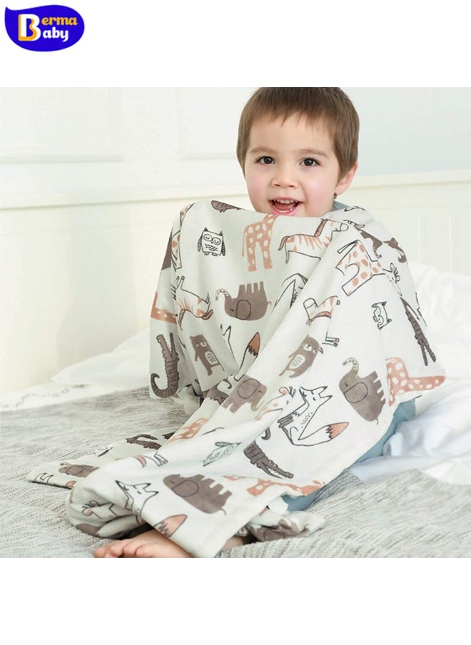 Berma Baby Baby Blanket, Unisex Super Soft Plush Nursery Blanket for Boys and Girls, Double Layer Baby Blanket for Newborns and Toddlers, Air Conditioning Quilt, Suitable for Strollers and Cribs, Bubble Soothing Blanket  - Image 5