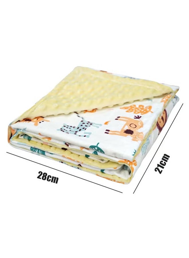 Berma Baby بطانية أطفال، بطانية أطفال ناعمة للغاية للجنسين للأولاد والبنات، بطانية أطفال مزدوجة الطبقات لحديثي الولادة والأطفال الصغار، لحاف مكيف الهواء، مناسبة لعربات الأطفال وأسرة الأطفال، بطانية مهدئة بالفقاعات - Image 2