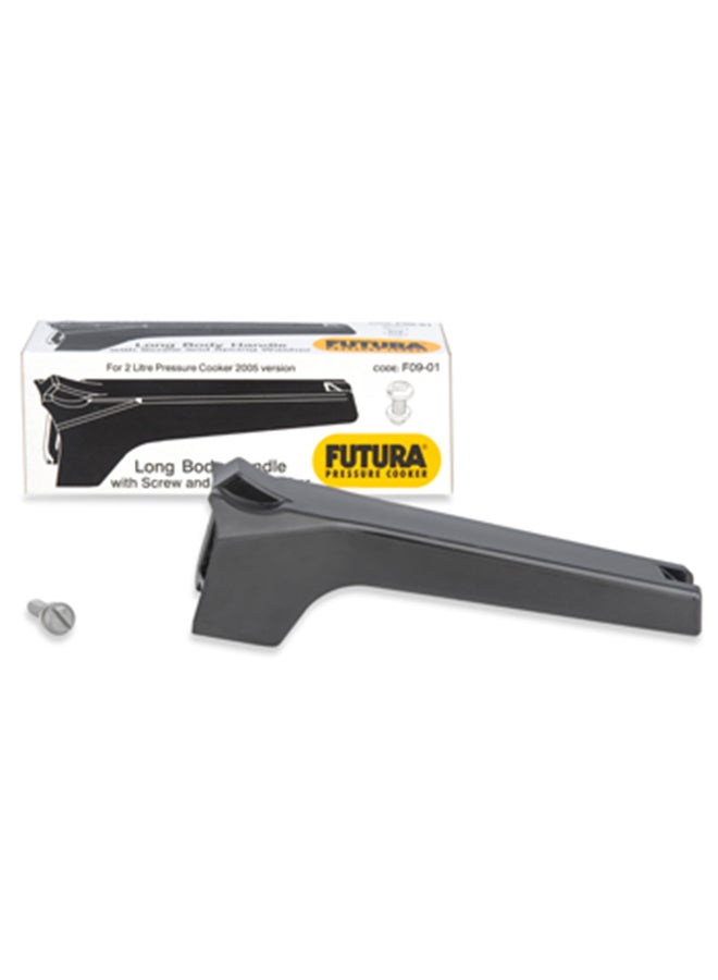 Hawkins Futura Lid Plastic Handle with Screw for 2L Pressure Cooker(BHF2), Grey