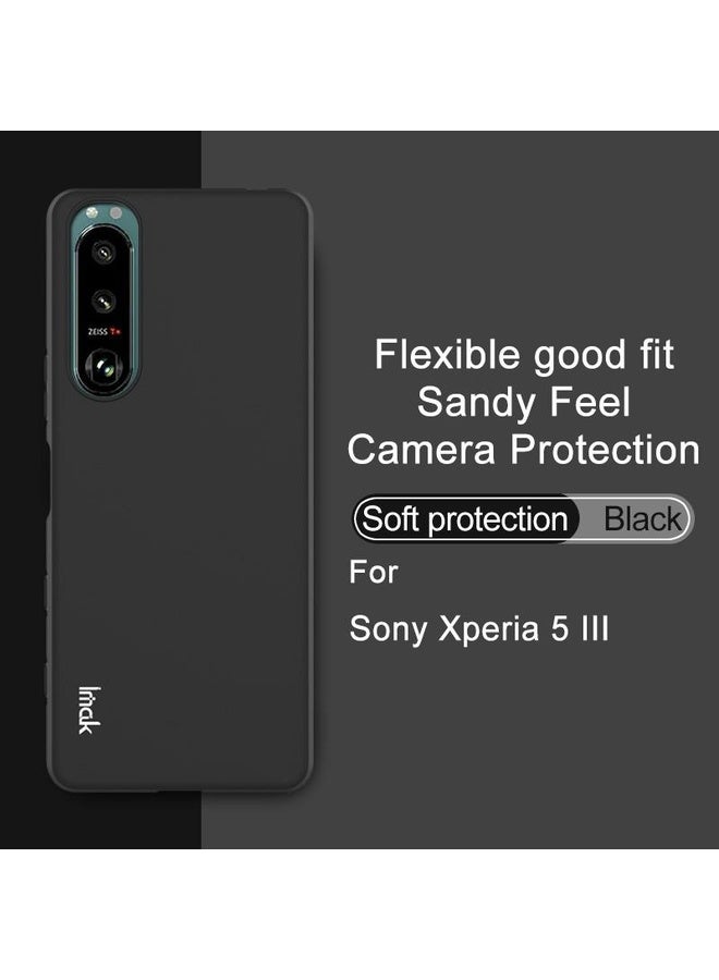 HuHa For Sony Xperia 5 III IMAK UC-3 Series Shockproof Frosted TPU Protective Case(Black) - Image 4