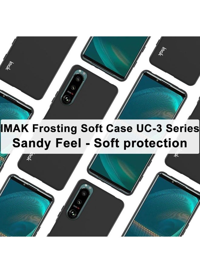 HuHa For Sony Xperia 5 III IMAK UC-3 Series Shockproof Frosted TPU Protective Case(Black) - Image 5