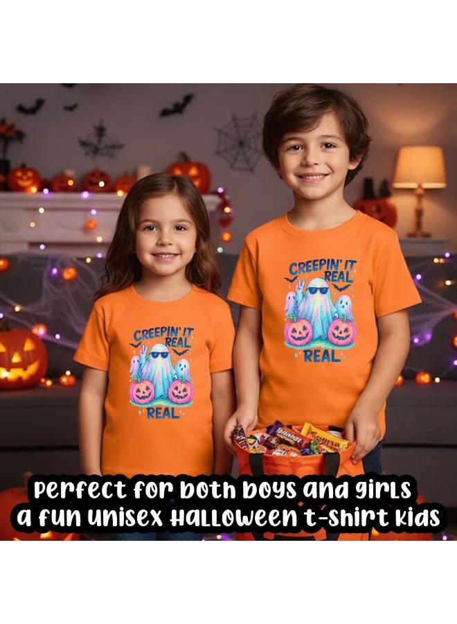 برينت شوب فور مي تي شيرت الهالوين للأولاد، تي شيرت اليقطين للأولاد، مثالي لهدية عيد الشكر في الهالوين، هدايا تذكارية مثالية وهدايا الحفلات - Image 3