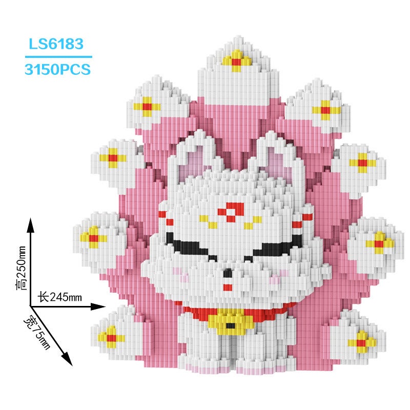 Cls Chaole Sen Super Large Pikachu Small Particle Nezha Children's Building Block Toy Boys and Girls Birthday Gift - Image 1