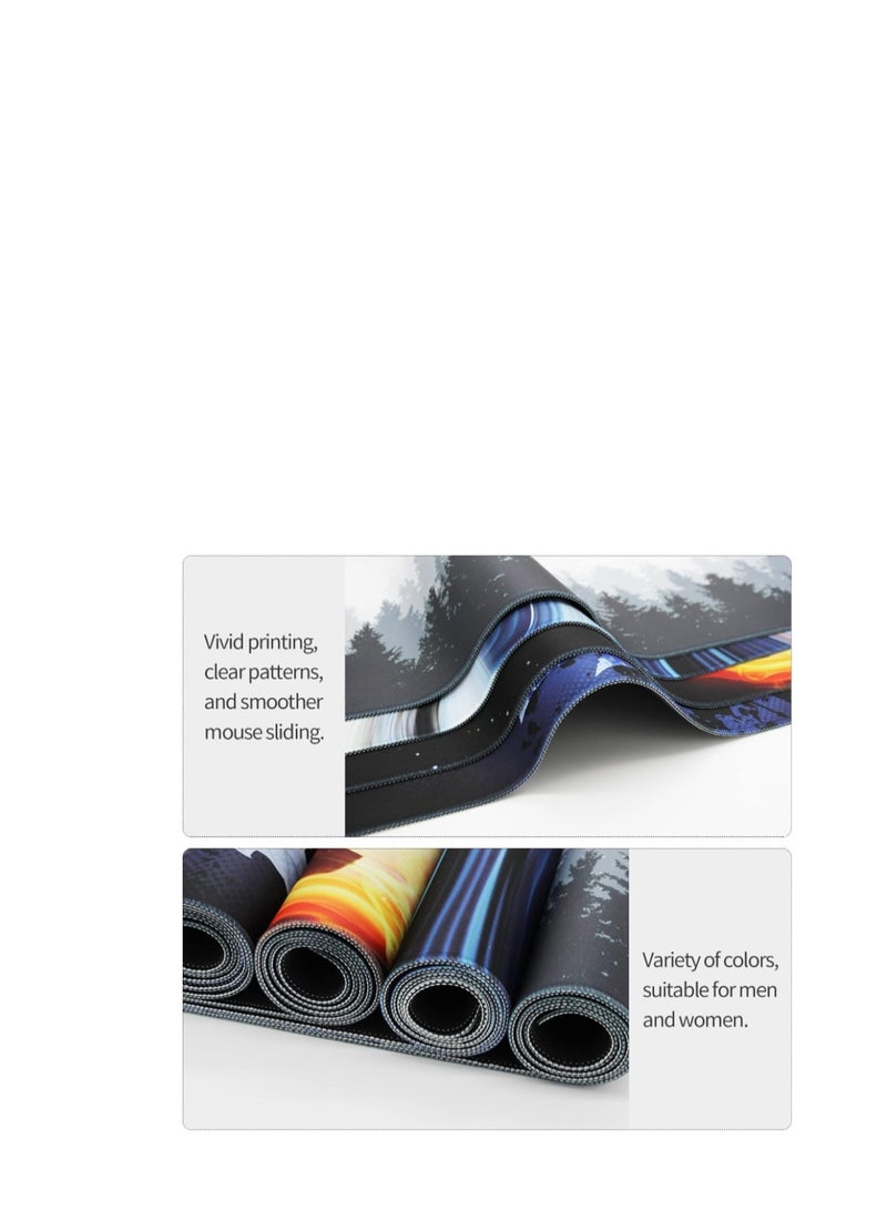 Y&D Large Mouse Pad Extended Gaming Mouse Pad Non-Slip Rubber Base Mouse pad Office Desk Mat Smooth Cloth Surface Keyboard Mouse Pads for Computers 800 X300 X 3mm  - Image 2