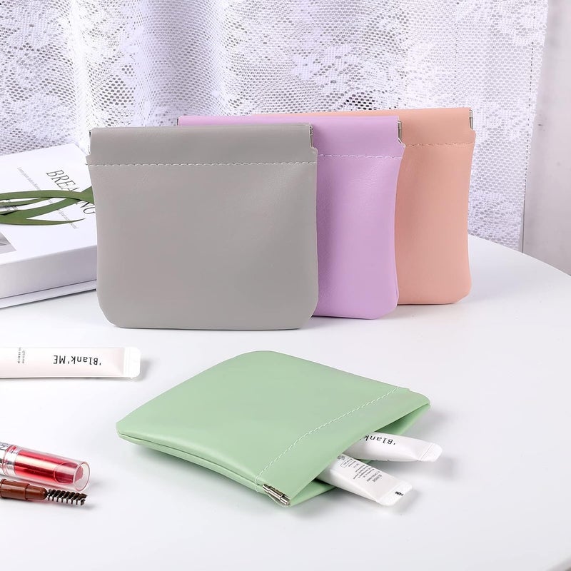 Krizkey 2 Pcs Pocket Cosmetic Bag Pocket Cosmetic BagPortable Make Up Bags for Women Waterproof Mini Multifunctional Storage Bag Pack of 02 - Image 3