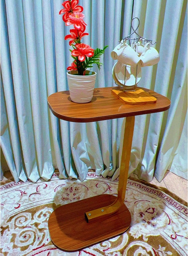 شي ون طاولة جانبية خشبية بتصميم عصري - Image 1