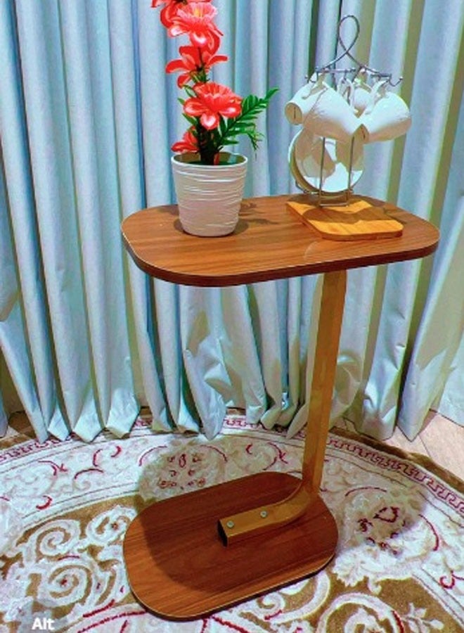 شي ون طاولة جانبية خشبية بتصميم عصري - Image 4