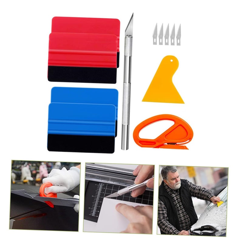 1 Set Car Film Tool Window Tint Kit Window Film Scraper Window Installation Tool Wallpaper Accessories - Image 3