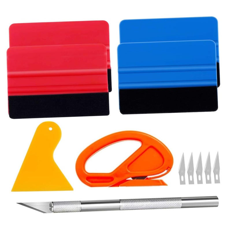 1 Set Car Film Tool Window Tint Kit Window Film Scraper Window Installation Tool Wallpaper Accessories - Image 1