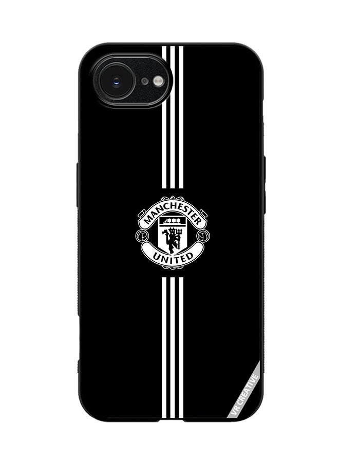 Protective Case Cover For Apple iPhone 16e Manchester United Design Multicolour