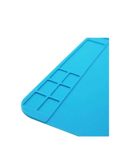 KASTWAVE Multi Purpose Work Mat, Repair Mat Soldering Mat Silicone Work Station with Grids Used for Watch Phone Laptop Repair Soldering Repair Smartphone LCD Screen Separator Machine Repair Tools (2 Pack)  - Image 3