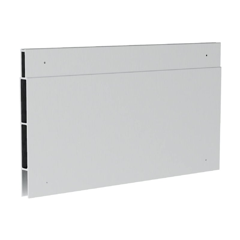 Hakuna Pets Patio Pet Door 39 Height Extension Fits Screen Insert Panel for Large Doors Silver