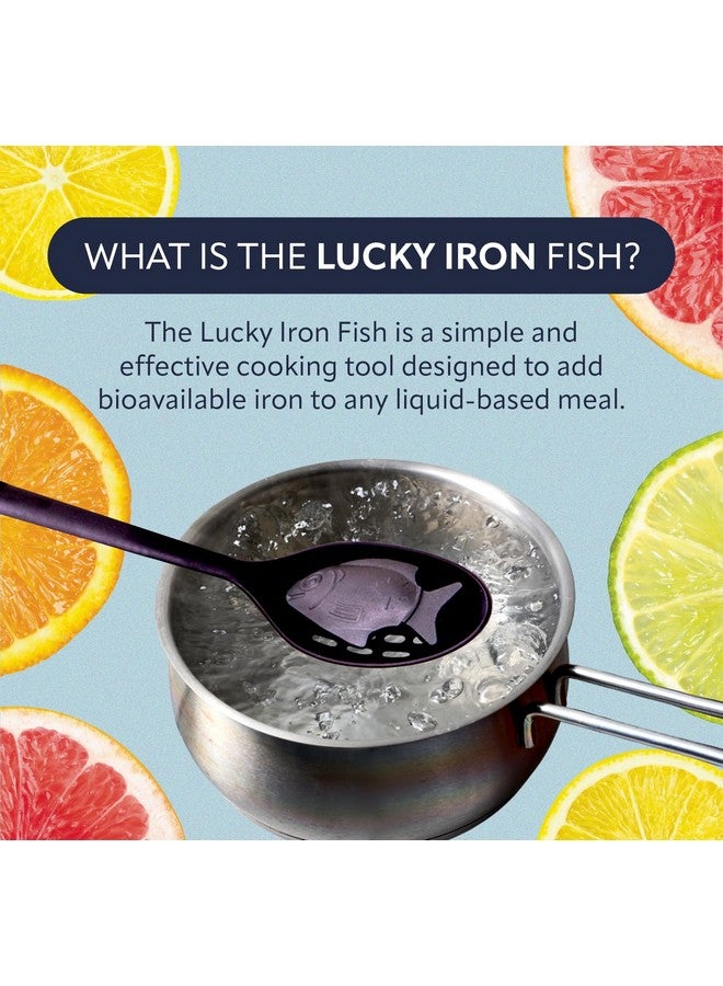 Lucky Iron Fish سمكة الحديد المحظوظة الأصلية ®. بديل مكمل الحديد لتقليل النقص. لا آثار جانبية. استخدم مرة واحدة يوميًا - إمداد لمدة 5 سنوات متضمن. - Image 2