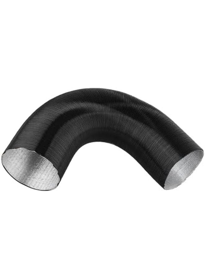 75mm Black Aluminum Foil Duct Pipe 60CM Parking Heater Hose For Camper RV - Image 2