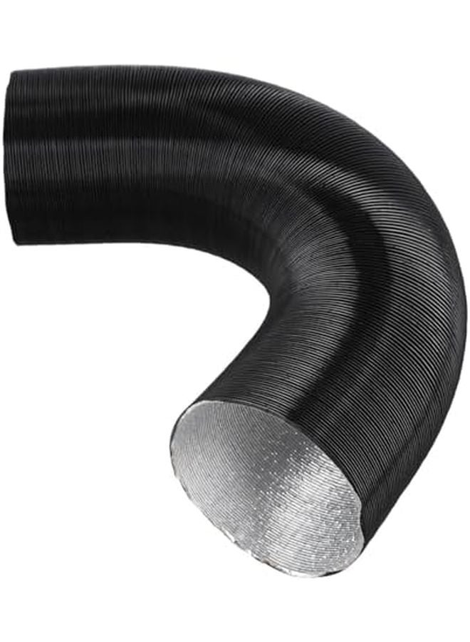 75mm Black Aluminum Foil Duct Pipe 60CM Parking Heater Hose For Camper RV - Image 4