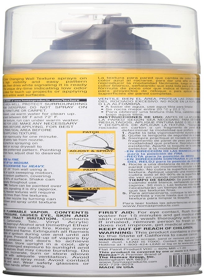 Homax 16 oz Homax 4096 Aerosol Texture Color Changing Orange Peel Wall Texture - Image 3