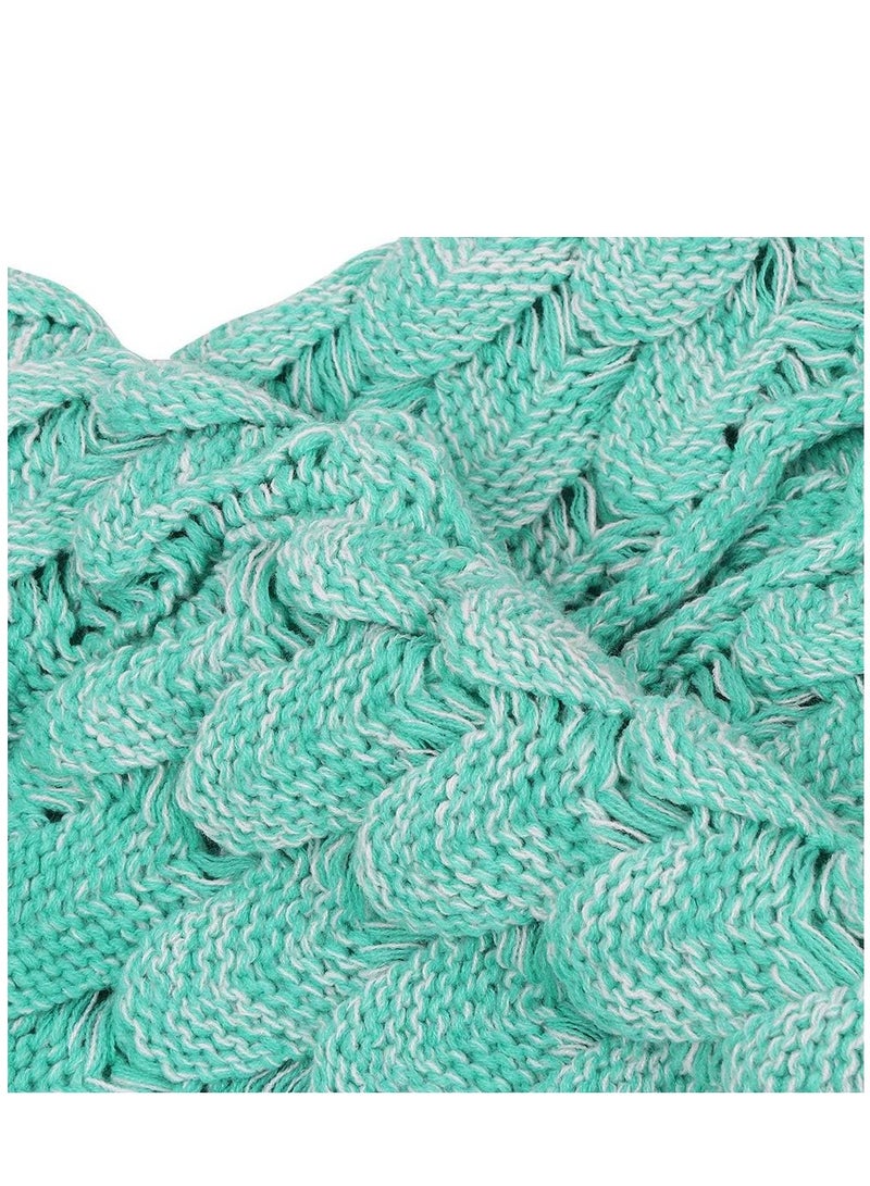 Mermaid Tail Blanket, Soft Crochet Sleeping Bag Blanket, Mermaid Gift for Girls  - Image 2