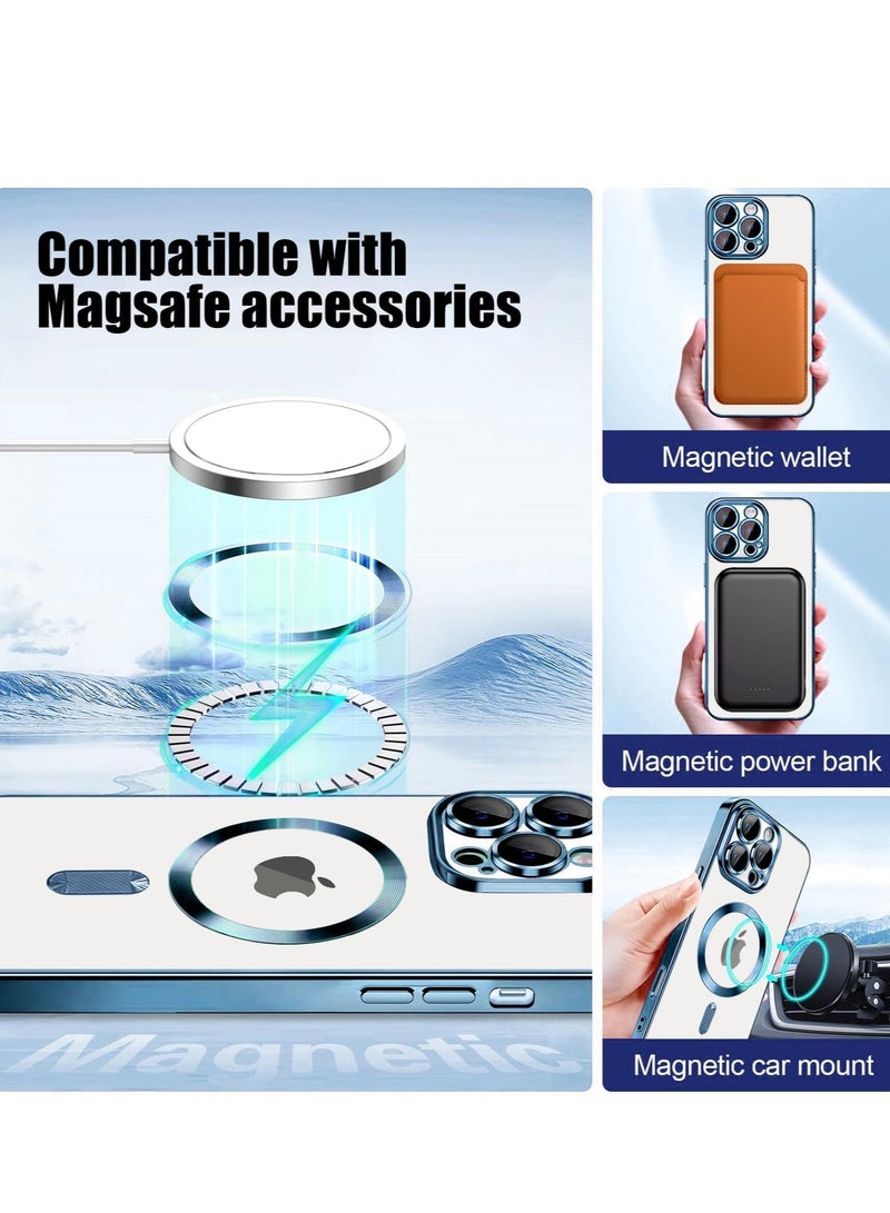 بورتوني غطاء حماية كامل الجسم لهاتف iPhone 12 Pro Max مع دعم مغناطيسي للشحن اللاسلكي مع غطاء حماية لعدسة الكاميرا لهاتف iPhone 12 Pro Max - Image 3
