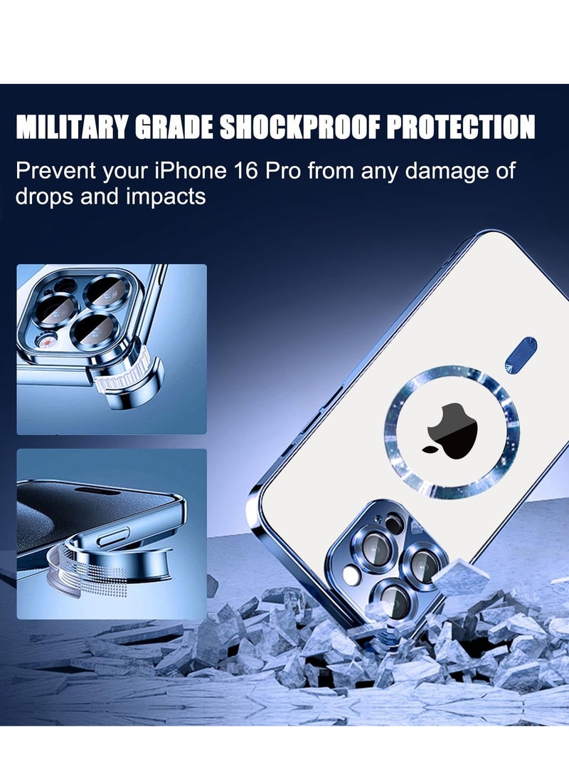 بورتوني غطاء حماية كامل الجسم لهاتف iPhone 12 Pro Max مع دعم مغناطيسي للشحن اللاسلكي مع غطاء حماية لعدسة الكاميرا لهاتف iPhone 12 Pro Max - Image 4