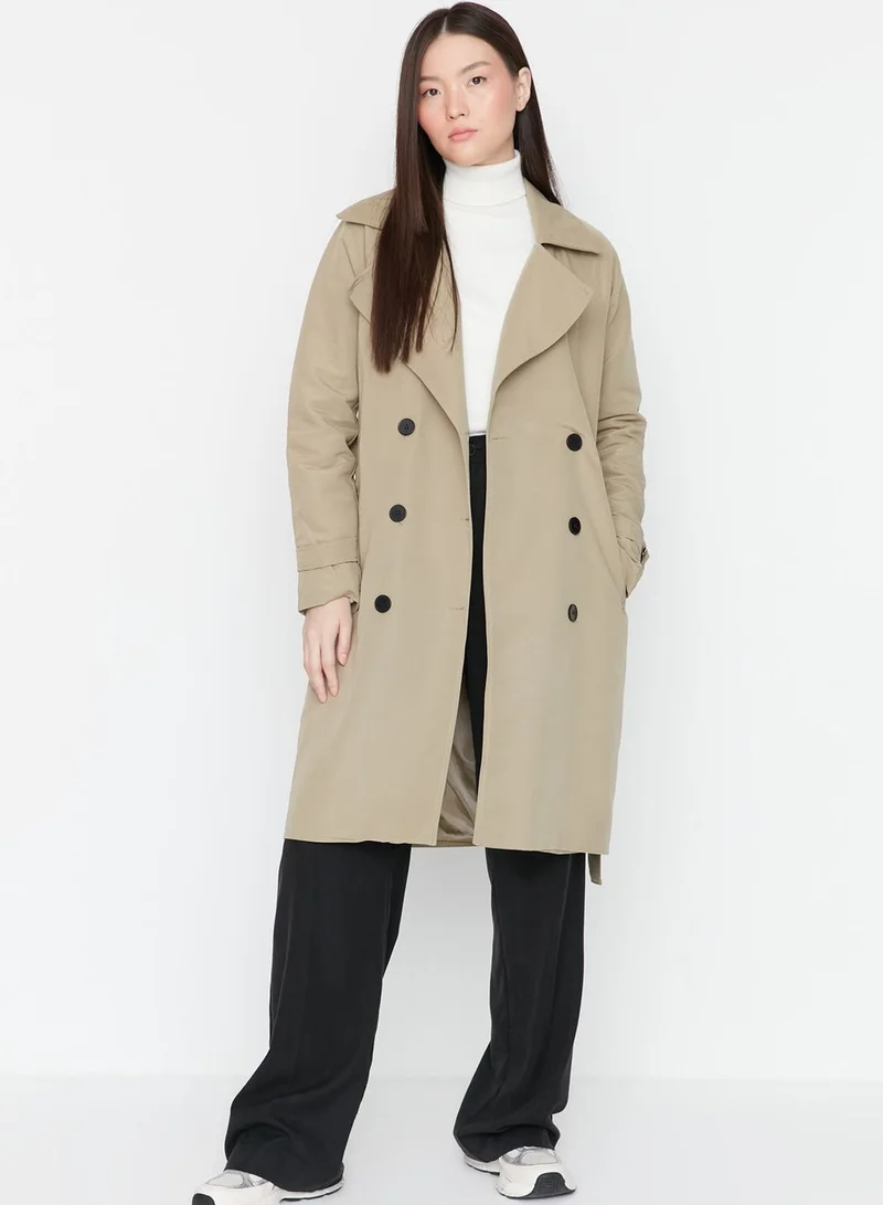trendyol Button Detail Coat