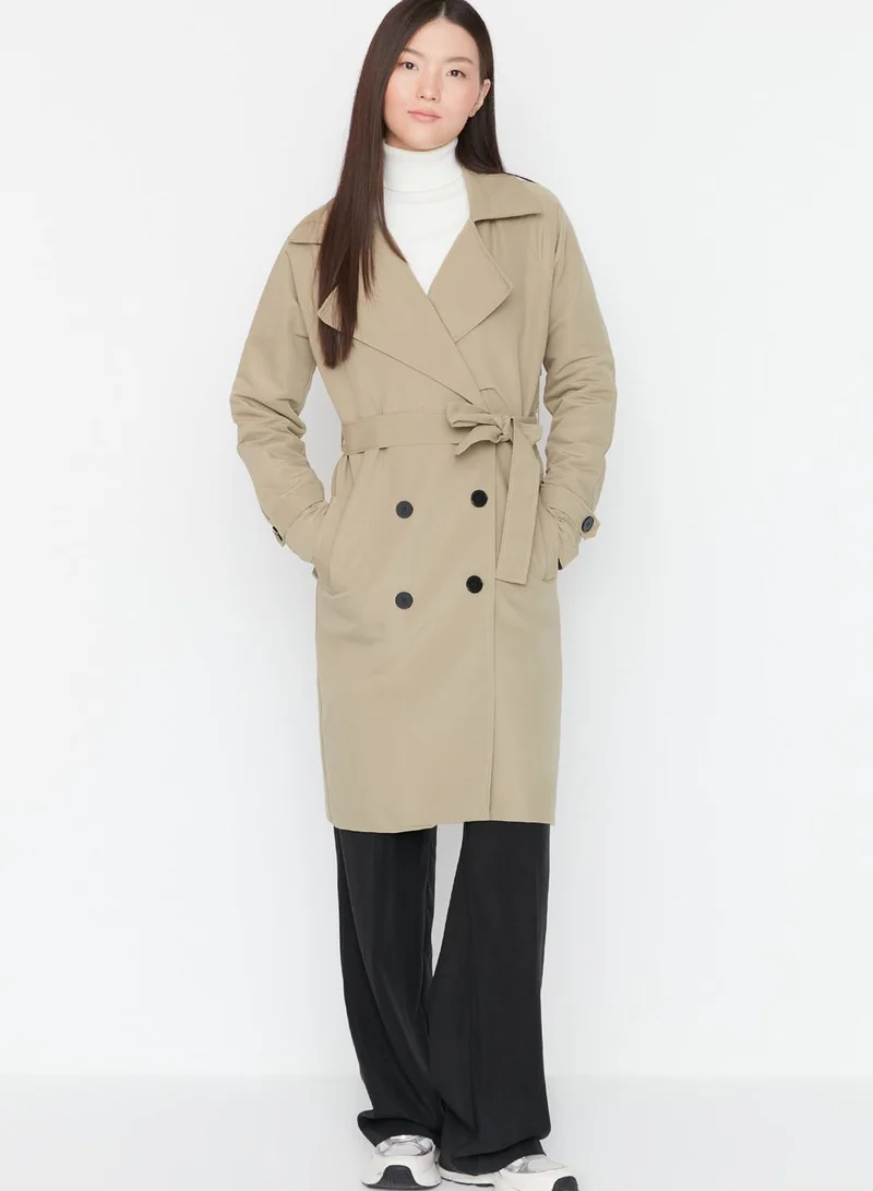 trendyol Button Detail Coat