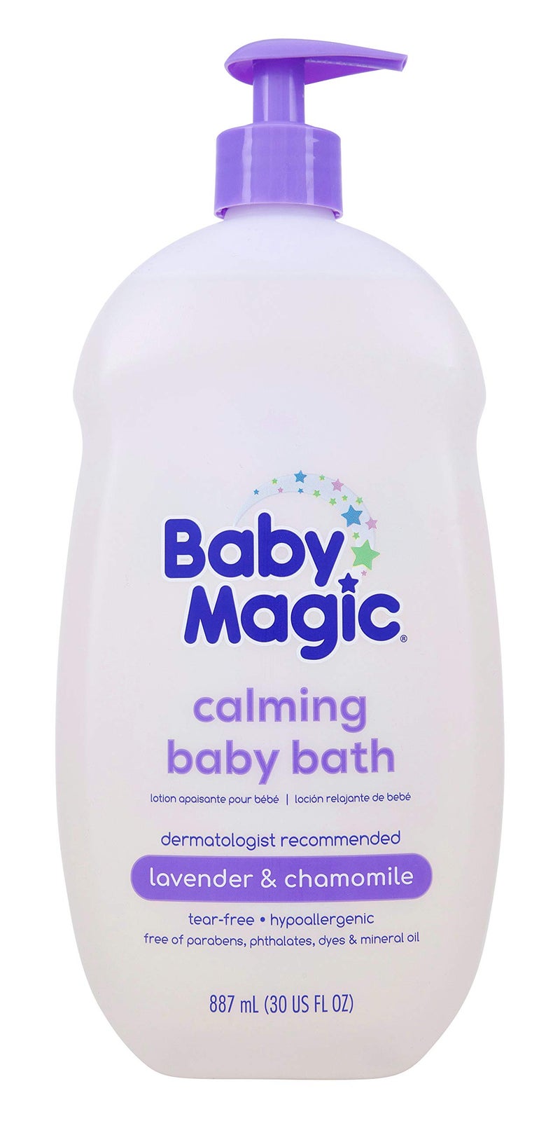 Baby Magic Calming Baby Bath, Made with Real, (705554) Lavender & Chamomile 30 Fl Oz - Image 1