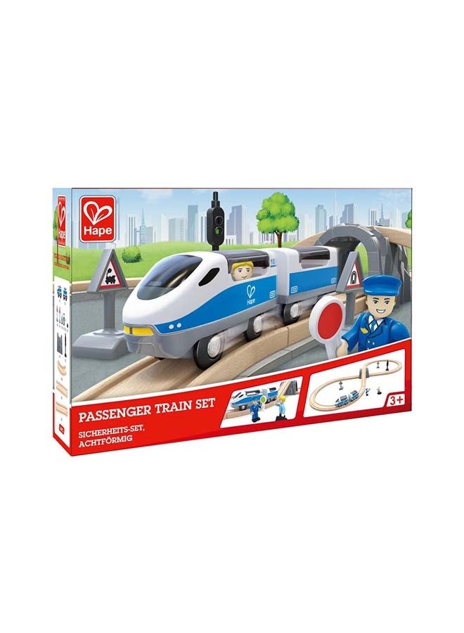 Hape Passenger Train Railway Set – Train Set Toy for Kids Ages 3+ - Image 4