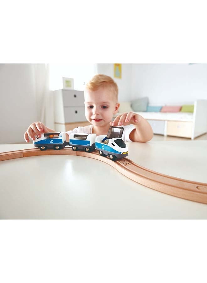 Hape Passenger Train Railway Set – Train Set Toy for Kids Ages 3+ - Image 2