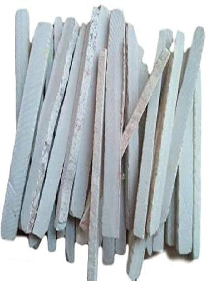 Subhsavitri Fun Writing Natural Earthy Slate Bar Natural Limestone Slate Chalk Pencil - Pack of 100 PCS (Saleti Chalk) - Image 2