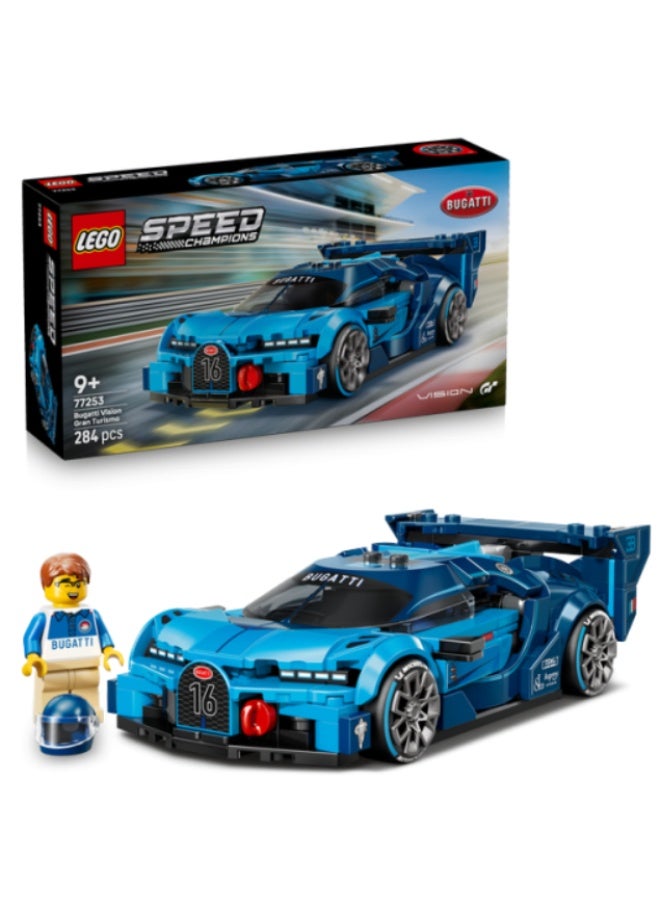 LEGO Speed Champions Bugatti Vision GT Hyper Sports Car Building Set - Image 1