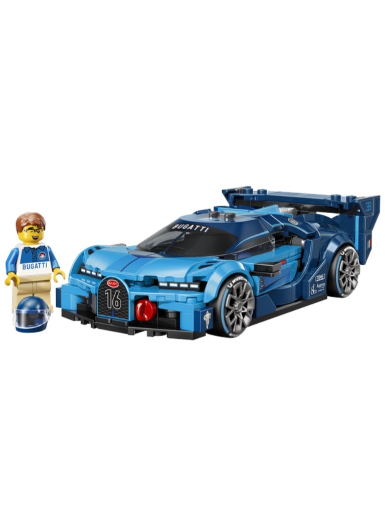 LEGO Speed Champions Bugatti Vision GT Hyper Sports Car Building Set - Image 2