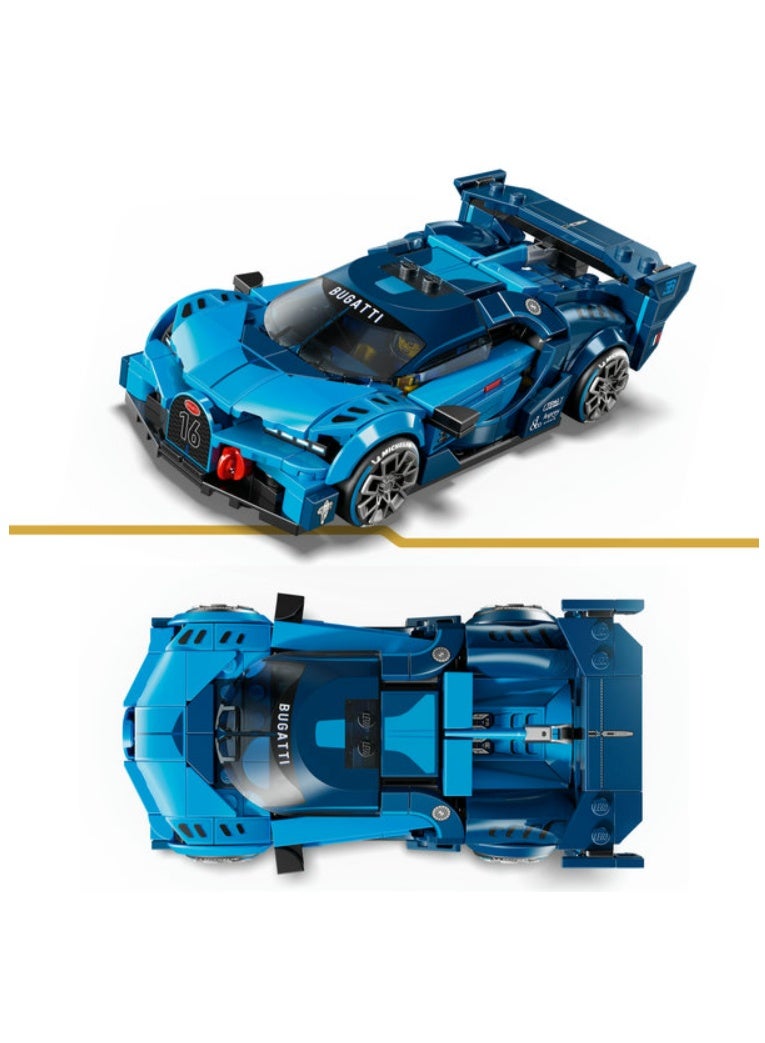 LEGO Speed Champions Bugatti Vision GT Hyper Sports Car Building Set - Image 3
