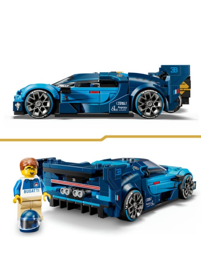 LEGO Speed Champions Bugatti Vision GT Hyper Sports Car Building Set - Image 4