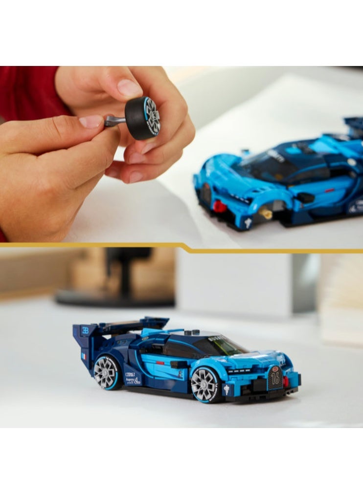 LEGO Speed Champions Bugatti Vision GT Hyper Sports Car Building Set - Image 5