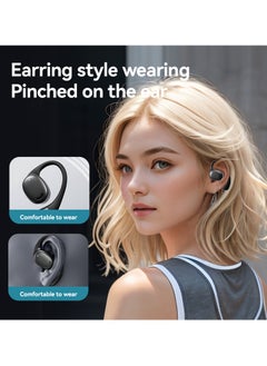 Open Ear Air Conduction Headphones Open Ear Headphones Wireless 5.3 Bluetooth Earphones for Snug Fit, Ergonomic Ear Hook, Balanced Sound, Digital Display Charging Case 40H Playtime - Black - pzsku/Z03EDCDAA027B962843A0Z/45/_/1719632592/9c66011c-9d29-48fc-bf7a-a4095457860a