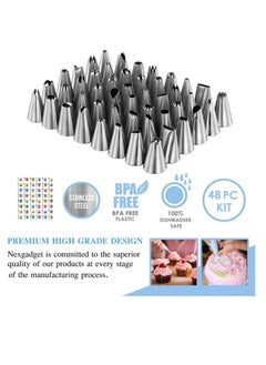 Premify Cake Decorating Kit, 107 PCS Baking Supplies With 11 Inch Cake Turntable, Cake Sculpting Tools Icing Tips, Cake Spatulas, Pastry Tools, Cutter, Cake Nozzles for Beginners and Professional  - Image 3