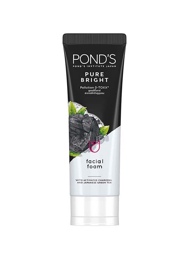 PONDS - منظف الوجه بيور برايت مع رغوة لترطيب البشرة - Image 1