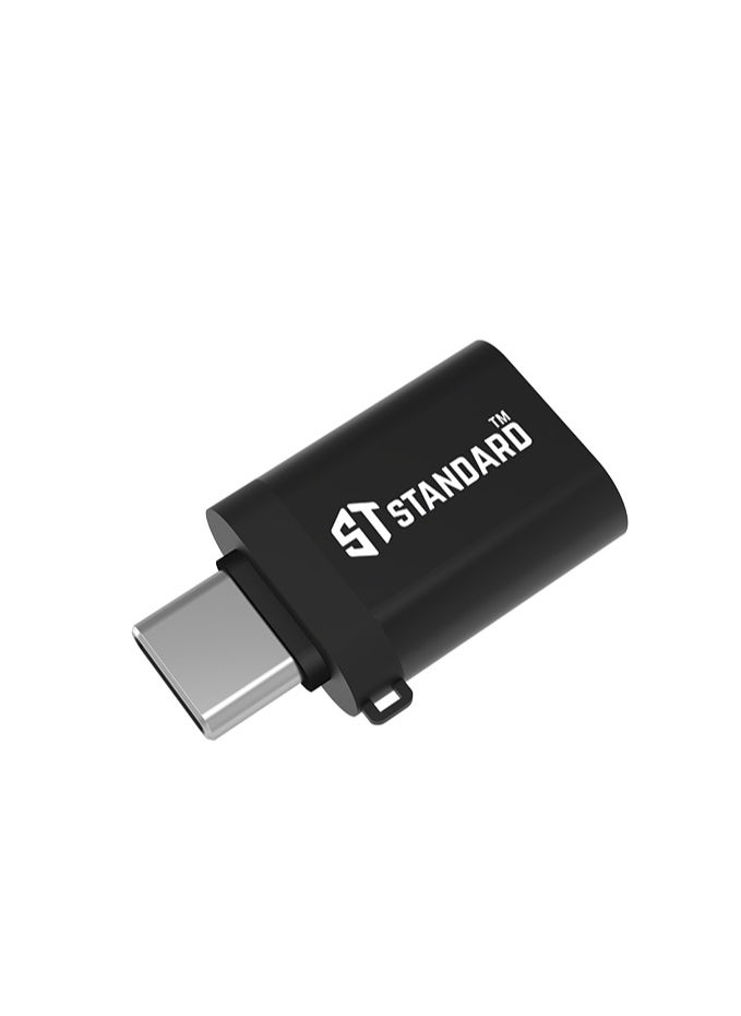 Standard - Standard OTG adapter from USB to Type C 3.0 supports connecting flash drives and external hard drives and supports transfer speeds up to 5 GB - Image 1
